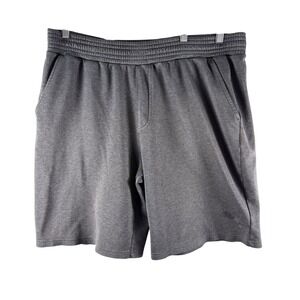 Puma Mens Charcoal Gray Drawstring Mesh Lined 9" Athletic Gym Training Shorts XL